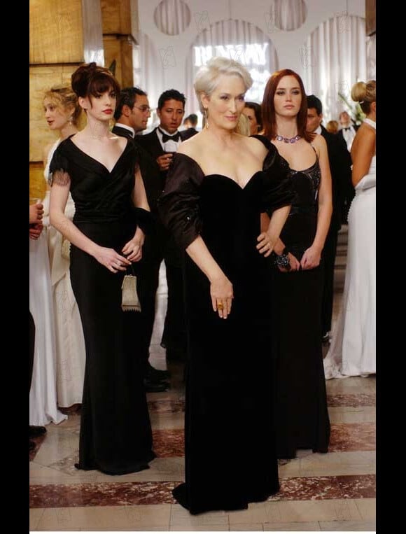 Anne Hathaway, Meryl Streep et Emily Blunt dans "Le diable s'habille en Prada"