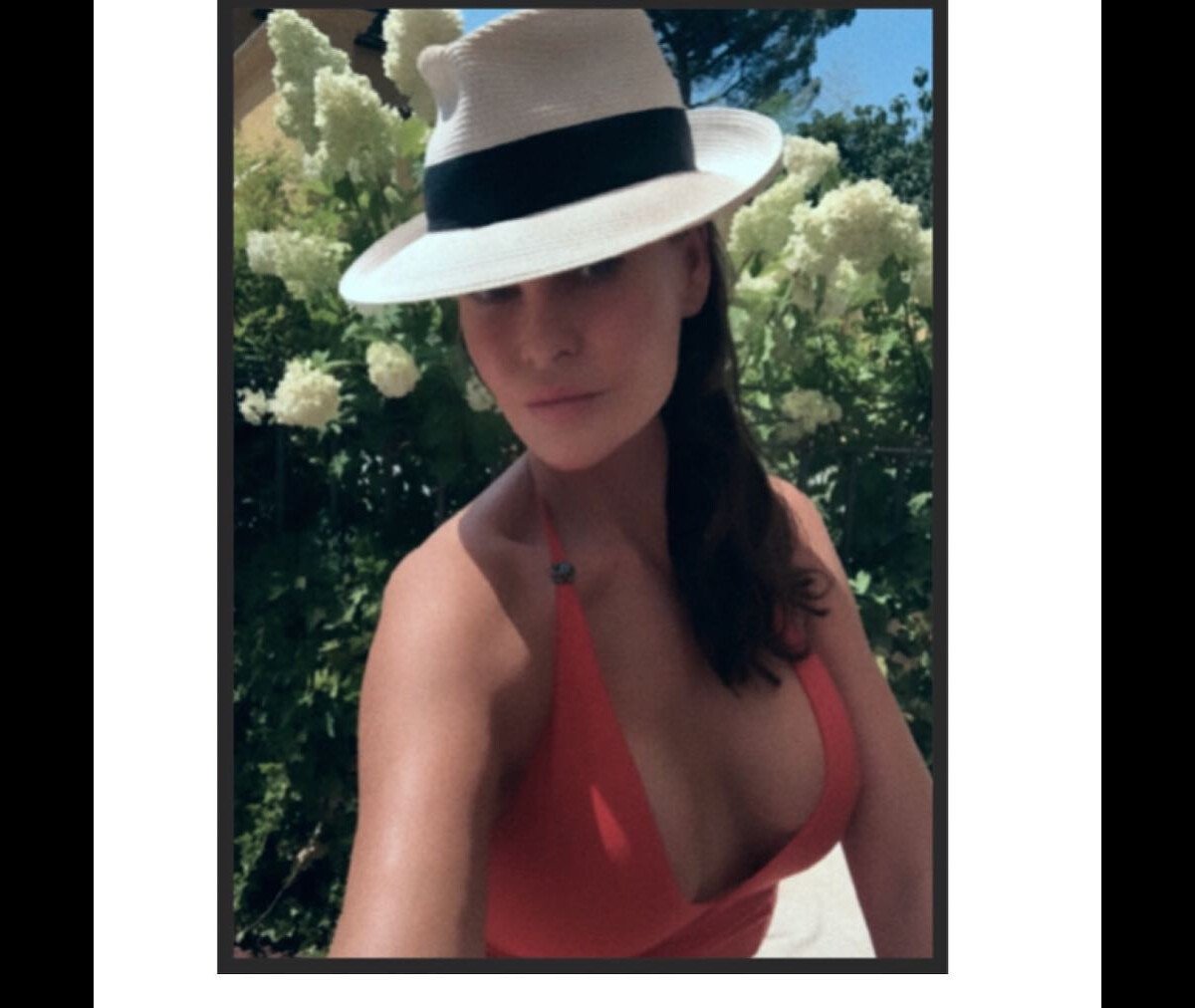 Photo : Alison Doody profite du soleil à Florence. Instagram, août 2018 -  Purepeople