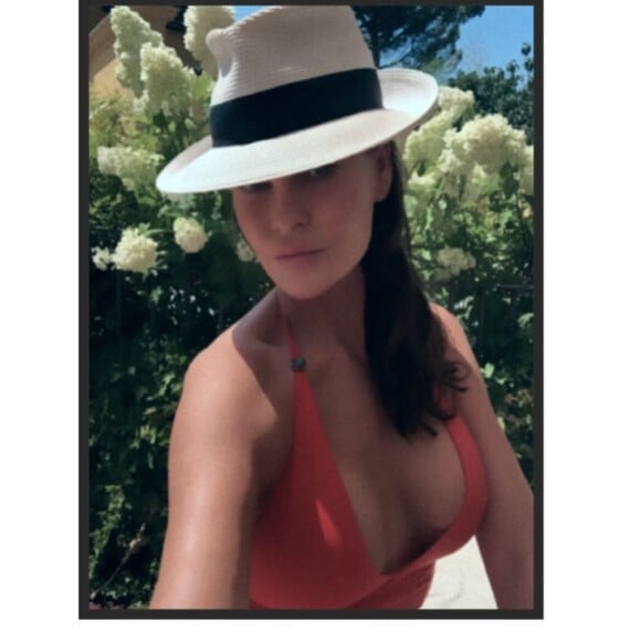 Alison Doody profite du soleil à Florence. Instagram, août 2018
