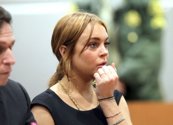 Lindsay Lohan au tribunal de Los Anegeles le 30 janvier 2013. Le proces a ete repousse au 1 er mars 2013