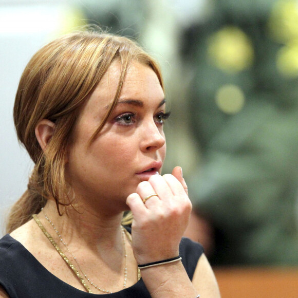 Lindsay Lohan au tribunal de Los Anegeles le 30 janvier 2013. Le proces a ete repousse au 1 er mars 2013