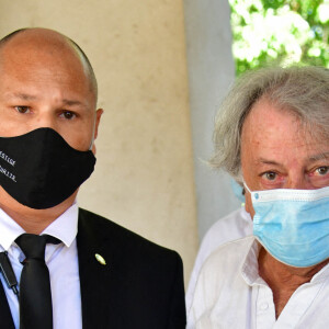 Hervé Vilard. Obsèques d'Annie Cordy sur la Butte Saint-Cassien à Cannes le 12 septembre 2020. Bruno Bebert / Bestimage