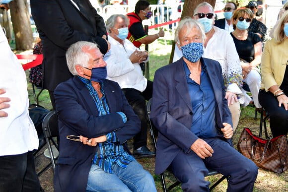 Dave. Obsèques d'Annie Cordy sur la Butte Saint-Cassien à Cannes le 12 septembre 2020. Bruno Bebert / Bestimage