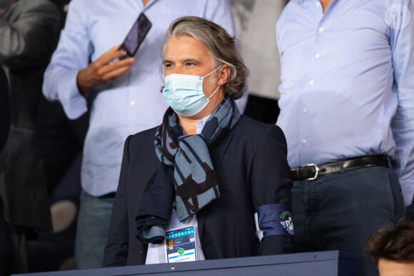 Vincent Labrune lors du match PSG-Olympique de Marseille au Parc des princes le 13 septembre 2020