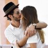 Exclusif - Pierre Niney et sa femme Natasha Andrews arrivent à Venise pour la 77ème édition du festival international du film de Venise (Mostra) (septembre 2020).