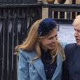 Le Premier ministre britannique Boris Johnson et sa compagne Carrie Symonds (enceinte) - La famille royale d'Angleterre à la sortie de la cérémonie du Commonwealth en l'abbaye de Westminster à Londres, le 9 mars 2020.   