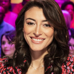 Exclusif - Rachel Legrain-Trapani enceinte - Enregistrement de l'émission "TPMP People" sur C8 présentée par M. Delormeau à Paris, le 14 février 2020. © Jack Tribeca/Bestimage 