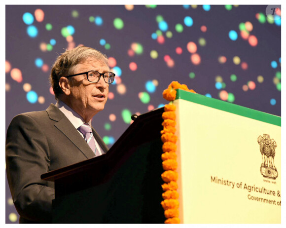 Bill Gates participe à la 8ème Conférence internationale des statistiques agricoles à New Delhi. Le 18 novembre 2019.