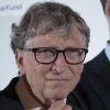 Bill Gates lors de la conférence de financement du Fonds mondial de lutte contre le sida, la tuberculose et le paludisme, à l'hôtel de ville de Lyon
