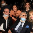 Semi-Exclusif - Jean Paul Gaultier, Inès de La Fressange, Pierre Cardin, Arielle Dombasle, Pierre Courtial (styliste Pierre Cardin) - Intérieur et cocktail - Soirée exceptionnelle en l'honneur de Pierre Cardin à l'occasion des 70 ans de sa maison de couture et projection du film documentaire "House of Cardin" suivi d'un cocktail au théâtre du Châtelet à Paris, le 21 septembre 2020. © Philippe Baldini/Bestimage   Semi-Exclusive "House Of Cardin" Special Screening held at the Theatre du Chatelet in Paris, France, on September 21st, 2020. 