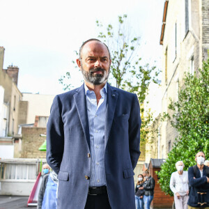 Le Premier ministre Edouard Philippe se rend dans un bureau de vote pour le deuxième tour des municipales 2020 au Havre le 28 juin 2020.