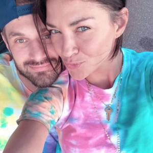 Jessica Szohr et son compagnon Brad Richardson.