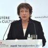 Roselyne Bachelot, ministre de la culture - Roselyne.Bachelot lors de la passation de pouvoir du directeur de l'opéra de Paris au ministère de la culture le 1er septembre 2020.  