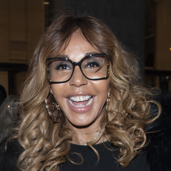 Cathy Guetta - Les célébrités arrivent au défilé de mode Haute-Couture printemps-été 2020 "Jean-Paul Gaultier" au théâtre du Châtelet à Paris.