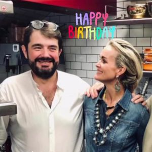 Jean-François Piège a fêté ses 50 ans en famille, à Paris, sur Instagram. 2020.