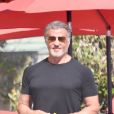 Sylvester Stallone - La famille Stallone profite de la plage de Malibu lors d'une belle journée ensoleillée, alors que l'épidémie de Coronavirus (COVID-19) fait rage aux Etats-Unis. Le 15 août 2020   