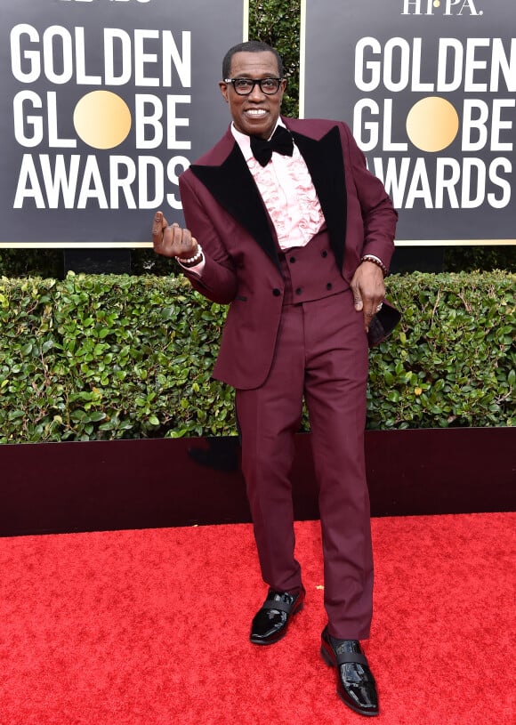 Wesley Snipes - Photocall de la 77ème cérémonie annuelle des Golden Globe Awards au Beverly Hilton Hotel à Los Angeles, le 5 janvier 2020. 