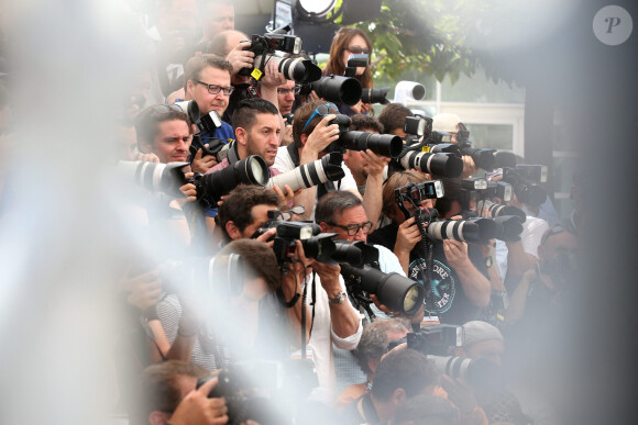 Illustration des photographes à l'occasion d'un photocall lors du 68ème festival international du film de Cannes. Le 17 mai 2015.