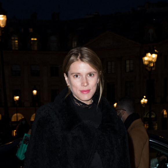 Monica de la Villardière - Arrivées à la soirée Louis Vuitton Stellar Jewelry Cocktail Event place Vendôme à Paris le 29 septembre 2020. © Cyril Moreau / Bestimage