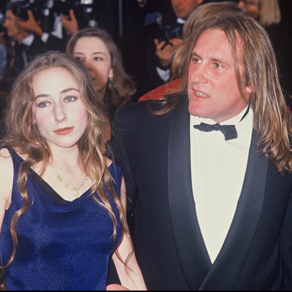 Archives - Julie et Gérard Depardieu à Cannes en 1992.