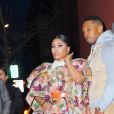 Nicki Minaj et son mari Kenny Petty font un passage au défilé Marc Jacobs lors de la fashion week à New York le 12 février 2020.