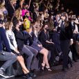 Exclusif - Alice David, Laurent Milchior, Joséphine Japy, Virginie Ledoyen, Clara Luciani - Frontrow lors du défilé Etam Live Show à Paris le 29 septembre 2020. © Pool Agence Bestimage
