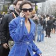 Virginie Ledoyen - Sorties du défilé de mode prêt-à-porter automne-hiver 2020/2021 Balmain à Paris le 28 février 2020.