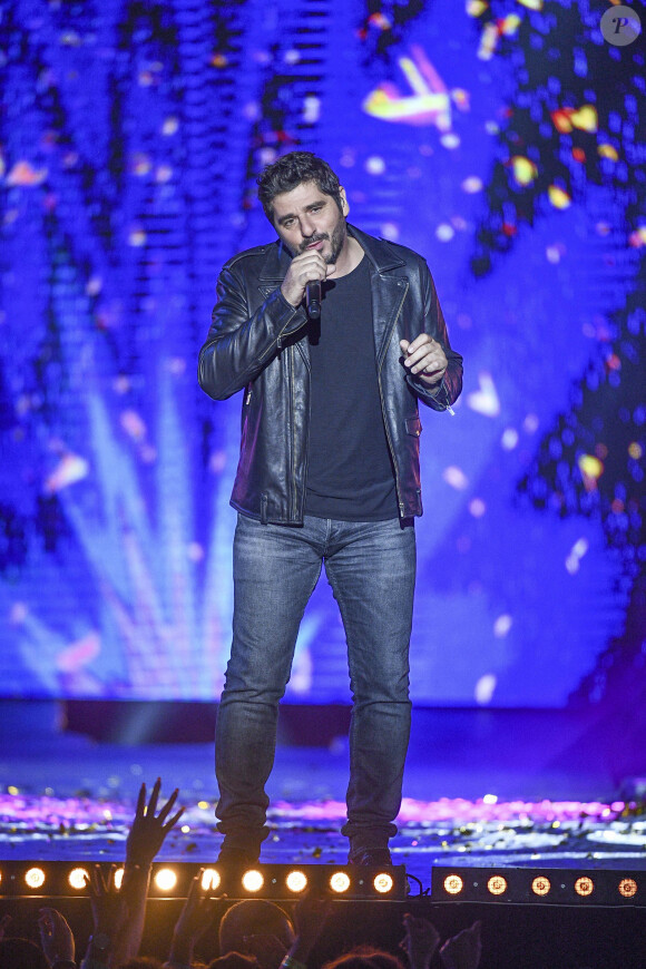Exclusif  Patrick Fiori - 13ème édition du Concert pour la Tolérance 2019 à Agadir au Maroc, qui sera diffusé le 16 novembre 2019 sur W9. Le 19 octobre 2019 W9 vous donne rendez-vous pour une soirée événement, "La grande soirée de Soprano", enregistré à Agadir au Maroc devant 220 000 personnes pour sa 13ème édition. Pour défendre les valeurs qui leur sont chères telles que le respect, la fraternité et la paix, Soprano a convié ses amis artistes pour un show d'exception ! Tous ont accepté l'invitation de Soprano pour faire de ce concert une grande soirée inoubliable avec des duos inédits ! © Perusseau-Veeren / Bestimage 
