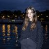 Alizée Gamberini assiste au défilé AMI, collection prêt-à-porter printemps-été 2021 sur le pont de Sully à Paris. Le 3 octobre 2020 © Olivier Borde / Bestimage