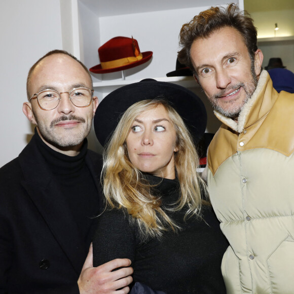 Exclusif - Énora Malagré, Marc Deloche à la soirée d'ouverture de la nouvelle boutique du chapelier Anthony Peto à Paris, le 7 novembre 2019. © Marc Ausset-Lacroix/Bestimage