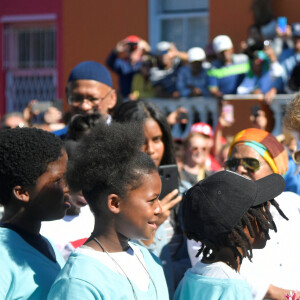 Le prince Harry, duc de Sussex, et Meghan Markle, duchesse de Sussex, en visite à Bo Kaap à Cape Town, Afrique du Sud. Le 24 septembre 2019