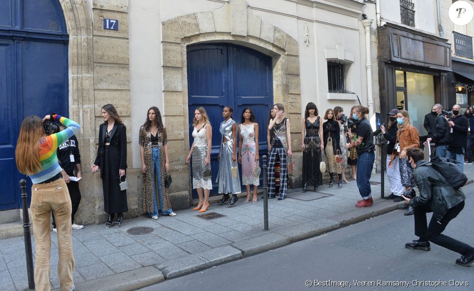 Défilé Paco Rabanne collection Printemps-Eté 2021 lors de la fashion week de Paris, le 4 octobre 2020. © Veeren Ramsamy-Christophe Clovis/Bestimage