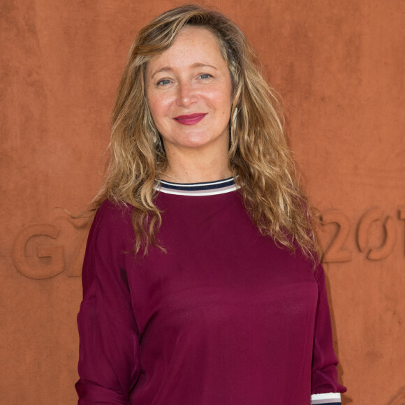 Julie Ferrier au village lors des internationaux de tennis de Roland Garros à Paris, France, le 1 juin 2019. © Jacovides-Moreau/Bestimage