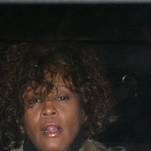 Whitney Houston sort de chez le docteur à Los Angeles. Le 2 février 2012.