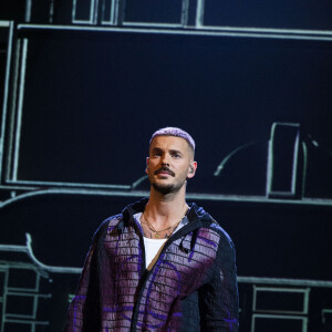 Exclusif - M. Pokora (Matt Pokora) - Enregistrement de l'émission "Spectaculaire" présentée par J.M.Généreux, qui sera diffusée le 3 octobre sur France 2, à La Plaine Saint-Denis. Le 22 septembre 2020. © Pierre Perusseau / Bestimage 