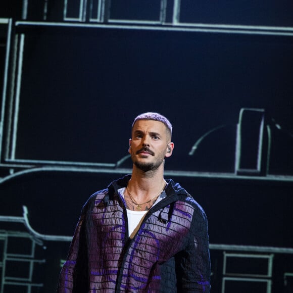 Exclusif - M. Pokora (Matt Pokora) - Enregistrement de l'émission "Spectaculaire" présentée par J.M.Généreux, qui sera diffusée le 3 octobre sur France 2, à La Plaine Saint-Denis. Le 22 septembre 2020. © Pierre Perusseau / Bestimage 