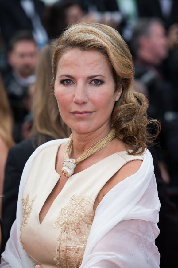 Natacha Amal - Montée des marches du film " Saint Laurent" lors du 67e Festival du film de Cannes.