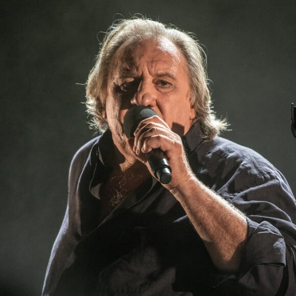 Exclusif - Gérard Depardieu - Gérard Depardieu chante Barbara - 20e édition du Festival de Lacoste dans les carrières du Château de Lacoste le 15 Août 2020. © Morgan Palun / Bestimage