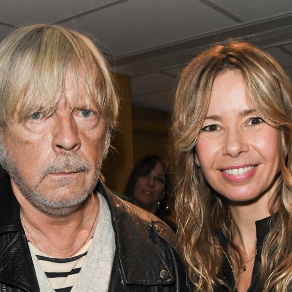 Exclusif - Le chanteur Renaud (Renaud Séchan) et son ex-femme Romane Serda - People au concert de Dave à Bobino à Paris le 18 novembre 2019. © Coadic Guirec/Bestimage