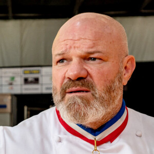 Philippe Etchebest préside le salon français de la restauration "Expotel" à Bordeaux. Il dirige aussi la journée des chefs et sa compétion regroupant 22 Etoiles sur l'évènement, le 25 Novembre 2019. © Patrick Bernard/ Bestimage