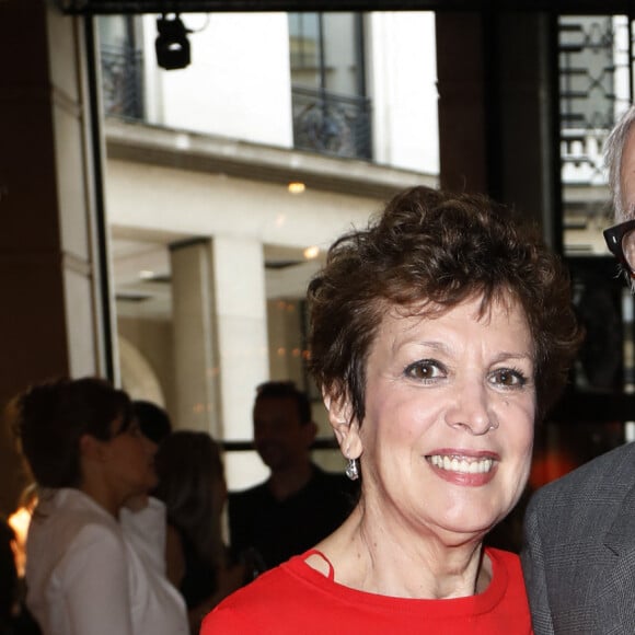 Info - Catherine Laborde atteinte de la maladie de Parkinson - Exclusif - Catherine Laborde, Thomas Stern - Pour la 7ème année consécutive, l'association "Un Pas Vers la Vie" a organisé un dîner de charité en faveur de la recherche sur l'Autisme au Pavillon Vendôme à Paris le 22 mai 2017.© Marc Ausset- Lacroix / Bestimage