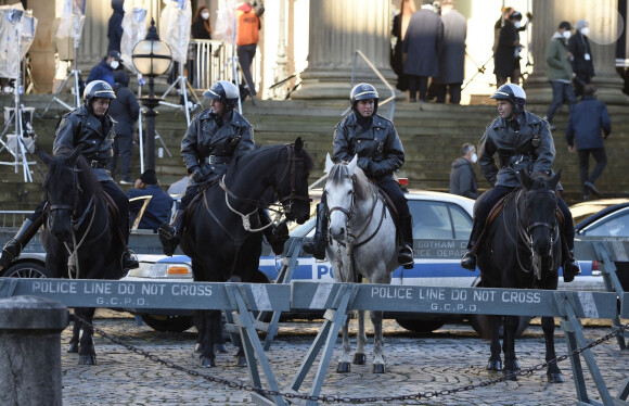 Tournage du film "The Batman" à Liverpool. Le 13 octobre 2020