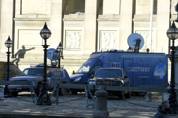 Tournage du film "The Batman" à Liverpool. Le 13 octobre 2020