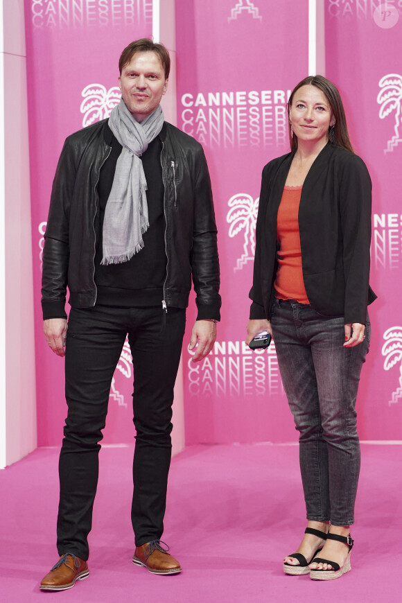Alexander Eik, Marianne Sand - Pink Carpet dans le cadre de Canneseries saison 3 au Palais des Festivals à Cannes, le 13 octobre 2020. © Norbert Scanella/Panoramic/Bestimage