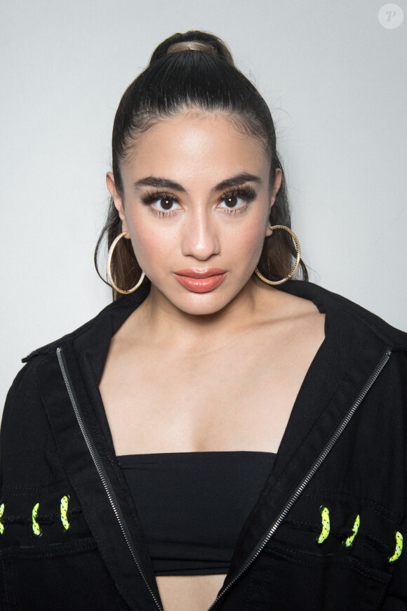 Ally Brooke en séance photo à Milan, le 24 avril 2019. 