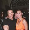 Jean-Claude Van Damme et Darcy Lapier à Milan en 1997 pour un défilé