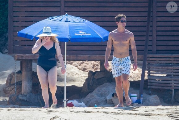 Exclusif - Rebel Wilson et son compagnon Jacob Busch passent des vacances romantiques sous le soleil de Cabo San Lucas au Mexique. Le 12 octobre 2020.