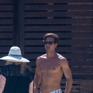 Exclusif - Rebel Wilson et son compagnon Jacob Busch passent des vacances romantiques sous le soleil de Cabo San Lucas au Mexique. Le 12 octobre 2020.