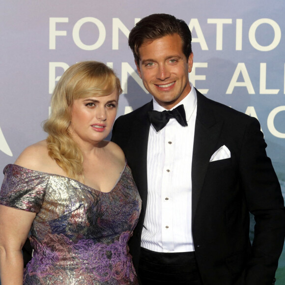 Rebel Wilson et son compagnon Jacob Busch lors du photocall du gala "Monte-Carlo Gala for Planetary Health" organisé par la Fondation Prince Albert II de Monaco le 24 septembre 2020. © Jean-François Ottonello / Nice Matin / Bestimage