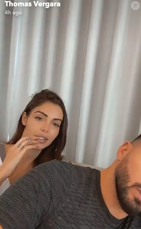 Nabilla et Thomas Vergara parlent de leur fils Milann et pensent qu'il est hyperactif - Snapchat, 21 octobre 2020